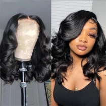 Black Fashion Casual Solid Patchwork Wigs
