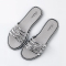 Silver Fashion Casual Patchwork Round Comfortable Shoes