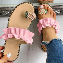 Pink Fashion Casual Patchwork Round Comfortable Out Door Shoes