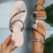 Brown Fashion Casual Patchwork Rhinestone Round Comfortable Out Door Shoes