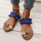 Blue Fashion Casual Patchwork Round Comfortable Out Door Shoes