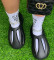Black Fashion Casual Hollowed Out Solid Color Round Comfortable Shoes
