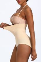 Apricot Fashion Solid Patchwork Bustiers