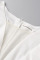 White Elegant Solid Patchwork Fold V Neck Straight Jumpsuits