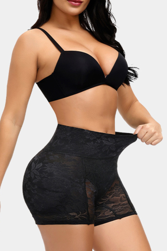 Black Fashion Sexy Living Solid Patchwork Bustiers