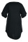 Black Casual Print Patchwork Stringy Selvedge O Neck Straight Plus Size Dresses