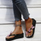 Blue Fashion Casual Living Patchwork Butterfly Round Comfortable Shoes