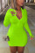Red Fashion adult Ma'am Sweet Cap Sleeve Long Sleeves O neck Step Skirt skirt Solid chain Dresses