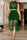 Green Sexy Solid Tassel Hollowed Out Patchwork O Neck Sleeveless Two Pieces