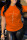 Orange Fashion Casual Patchwork Hot Drill O Neck T-Shirts