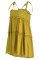 Black Sweet Solid Patchwork Fold Stringy Selvedge Spaghetti Strap A Line Dresses