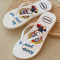 White Fashion Casual Living Printing Round Comfortable Shoes