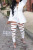 White Sexy Street Solid Hollowed Out Patchwork Buttons Turn-back Collar Two Pieces