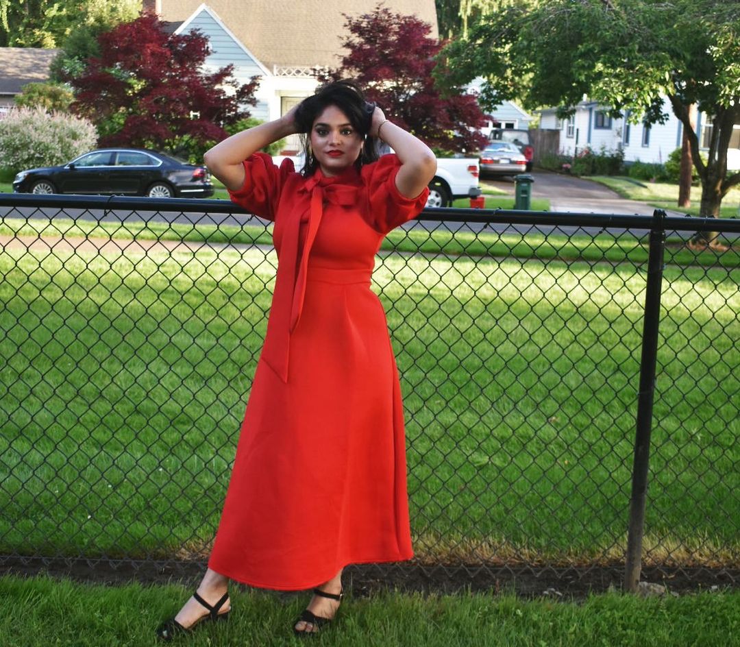 Red Elegant Solid Bandage Patchwork O Neck Evening Dress Dresses_Formal ...