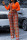 Orange Yellow Fashion Sexy Turndown Collar Plaid Patchwork Jumpsuits