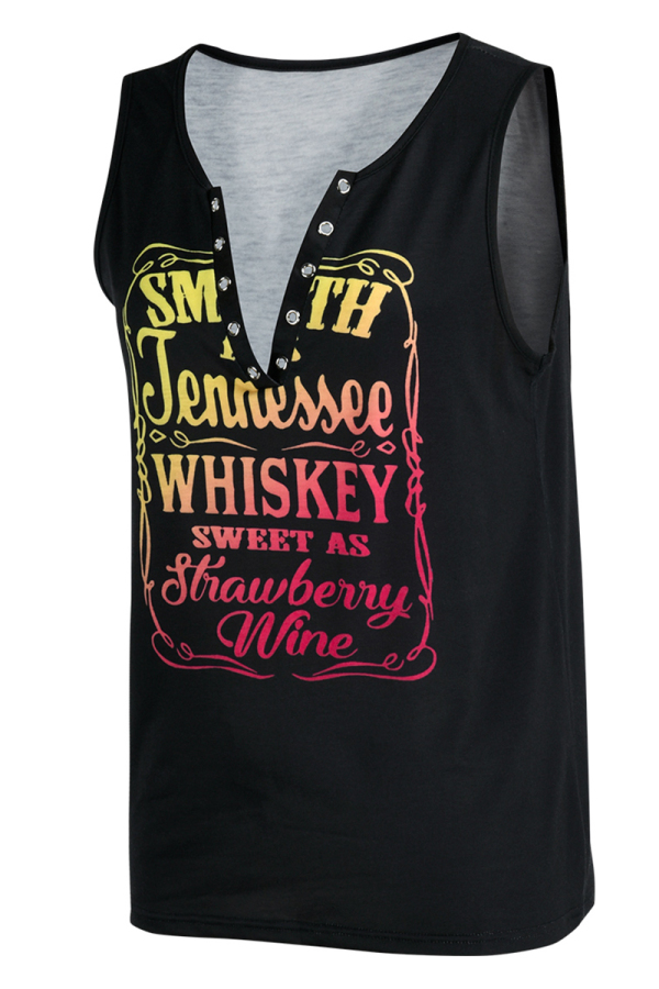 Casual Street Floral Print Lace Up Patchwork Contrast V Neck Waistcoats