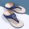 Blue Casual Daily Patchwork Round Comfortable Out Door Shoes