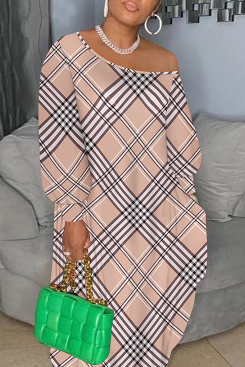 Ink Print Dress in White