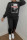 Black Casual Print Patchwork Basic O Neck Long Sleeve Two Pieces