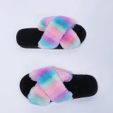Pink Casual Daily Living Patchwork Round Comfortable Shoes