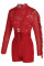 Pink Sexy Solid Hollowed Out Patchwork See-through Half A Turtleneck Regular Jumpsuits