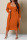 Tangerine Casual Solid Patchwork Spaghetti Strap Long Sleeve Two Pieces