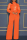 Orange Fashion Sexy Patchwork Sequins See-through Turtleneck Regular Jumpsuits