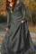 Black Casual Solid Patchwork Stringy Selvedge O Neck A Line Dresses