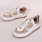 Khaki Casual Sportswear Daily Patchwork Frenulum Contrast Round Comfortable Out Door Shoes