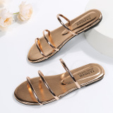 Apricot Casual Patchwork Solid Color Round Comfortable Shoes