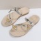 Rose Red Fashion Casual Patchwork With Bow Round Comfortable Shoes