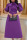 Purple Celebrities Elegant Solid Bandage Patchwork Straight Dresses