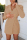 Dark Khaki Casual Solid Bandage Hollowed Out Turn-back Collar Long Sleeve Dresses