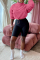 Purple Casual Solid Patchwork Turtleneck Long Sleeve Two Pieces