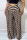 Brown Fashion Casual Print Patchwork Regular High Waist Trousers