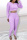 Purple Casual Solid Patchwork V Neck Long Sleeve Two Pieces