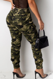 Camouflage Fashion Casual Print Bottoms