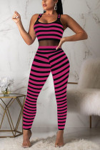 Pink Sexy Fashion Sleeveless Skinny Jumpsuit