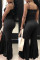 Black Sexy Fashion Sling Trumpet Jumpsuit