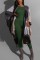 Army Green Fashion Sexy Solid Patchwork Short Sleeve O Neck Jumpsuits