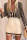 Khaki Casual Print Patchwork Buckle Turndown Collar Long Sleeve Two Pieces