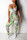 Green Sexy Fashion Print Patchwork Sleeveless Slip Jumpsuits