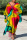 Orange Yellow Casual Print Patchwork V Neck Irregular Dress Plus Size Dresses