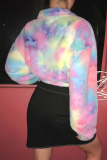 Rainbow Stylish Loose Wild Sweater
