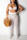 White Sexy Fashion HOLLOWED OUT Solid crop top Bandage Slim fit Two Piece Suits asymmetrical Str