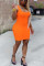 Green Fashion Casual Sling Short Dress