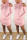 Pink Fashion adult Casual Off The Shoulder Long Sleeves O neck Step Skirt Mini hollow out Patch