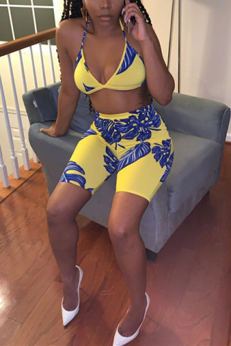 Yellow Fashion Sexy Swimsuit Suit