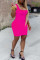 Green Fashion Casual Sling Short Dress