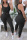 Black Fashion Casual Vest Trousers Sports Set